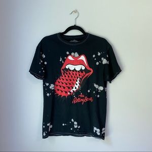 The Rolling Stones Bleached Official Band Tee Sz M
